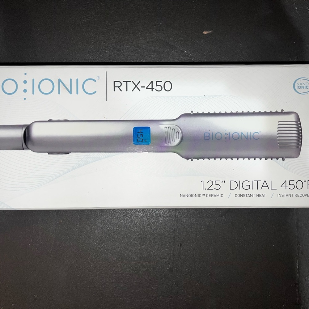 Bio Ionic RTX-450 Hair Straightener - Silver